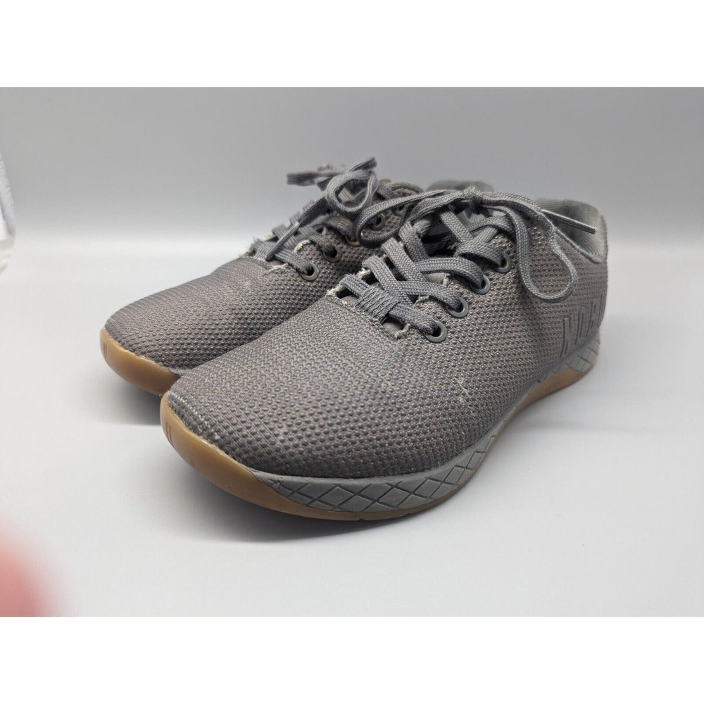 NoBull Shoes Athletic Trainers Gray On Gray Women's Size 8.5 Men's Size 7 - Picture 2 of 11